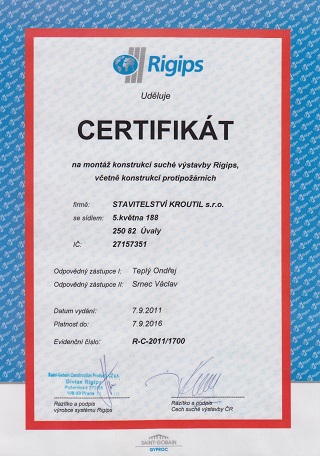 Certifikát 2