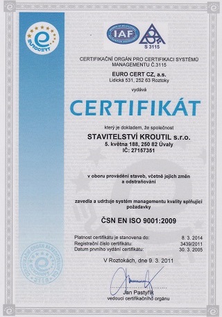 certifikát